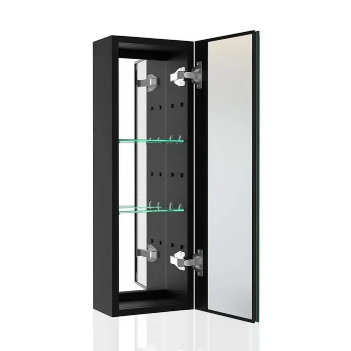 10 in. W x 30 in. H Rectangular Aluminum Medicine Cabinet with Mirror