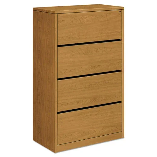 10500 Series Lateral File, 4 Legal/letter-size File Drawers, Harvest, 36 ” X 20 ” X 59.13 “