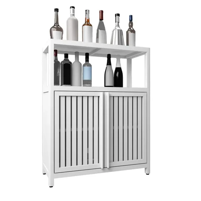 11 in. W x 25 in. D x 33 in. H White Bamboo Linen Cabinet with Shelves for Bathroom Living Room Bathroom