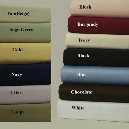 12 Sets King Size Bamboo Cotton Sheet Sets High Quality Royal Blue Only – Bed Sheet Sets