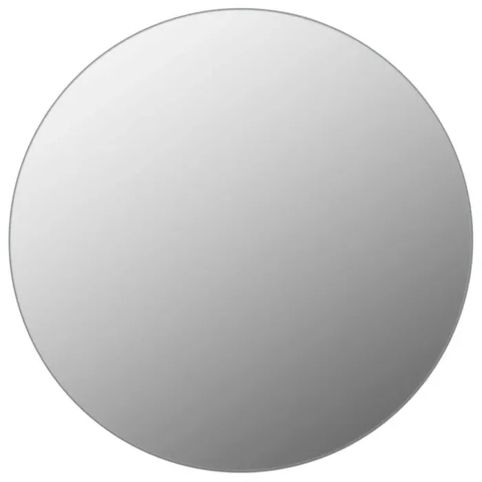 15.7 in. W x 15.7 in. H Round Glass Framed Wall Mount Modern Decor Bathroom Vanity Mirror