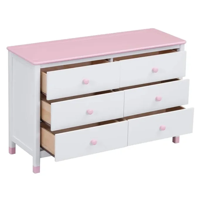 47 in. W x 17 in. D x 30 in. H Bathroom Pink Linen Cabinet