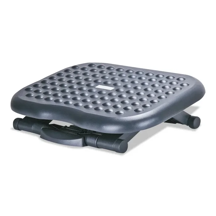 Alera Alefs212 13.75 In. W X 17.75 In. D X 4.5 To 6.75 In. H Relaxing Adjustable Footrest – Black