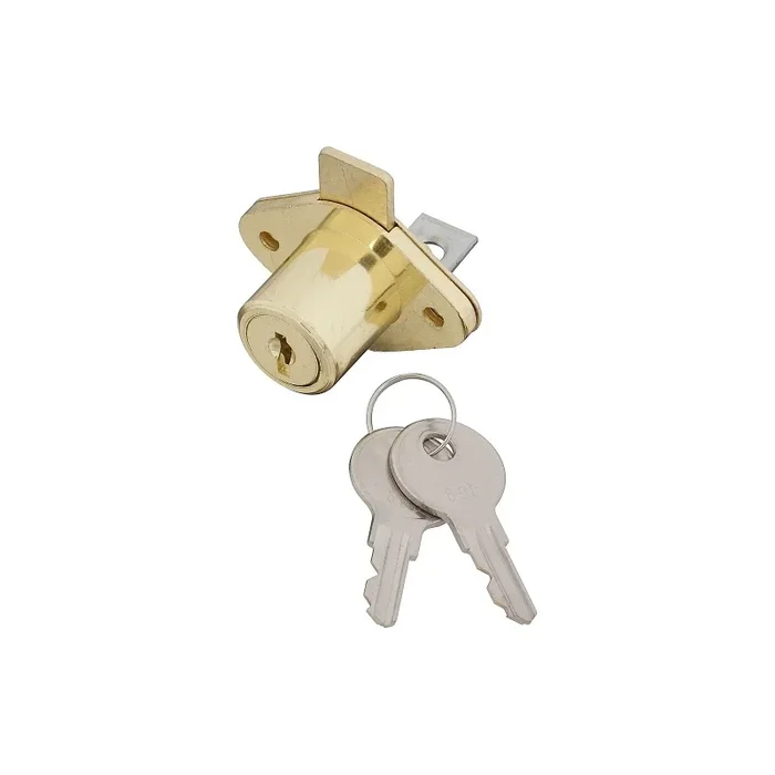 Brass Drawer Lock With Keyed Alike Mechanism For Multiple Locks
