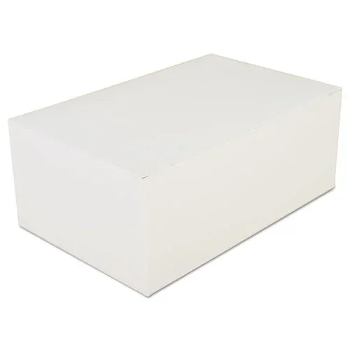 Carryout Boxes, 7 X 4.5 X 2.75, White, Paper, 500/carton