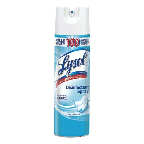Disinfectant Spray, Crisp Linen Scent, 12.5 Oz Aerosol Spray