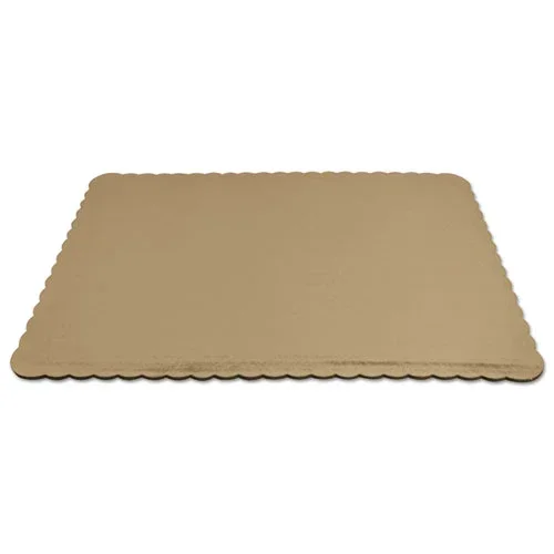 Gold Cake Pads, 1/2 Sheet, 14 X 19, Gold, Paper, 100/carton