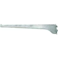 Knape & Vogt 180 ANO 10 Shelf Bracket, 10 in L, Anochrome, Steel