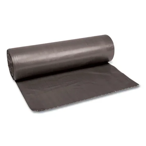 Low-density Waste Can Liners, 56 Gal, 1.1 Mil, 43 ” X 47 “, Gray, 20 Bags/roll, 5 Rolls/carton