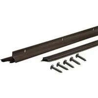 M-D 06056 Door Bottom with Drip Cap, 36 in L, 1-3/32 in H, Aluminum, Bronze