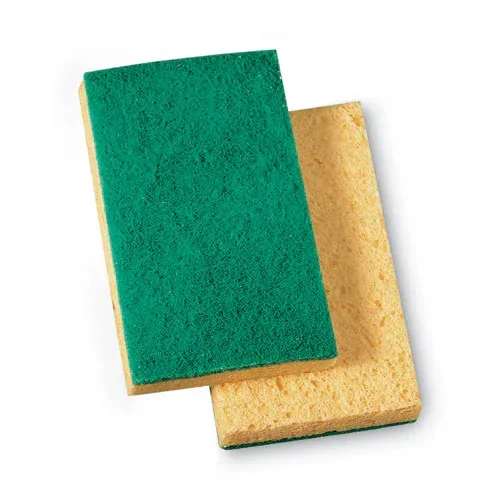 Niagara Medium Duty Scrubbing Sponge 74n, 3.6 X 6, 1 ” Thick, Yellow/green, 20/carton