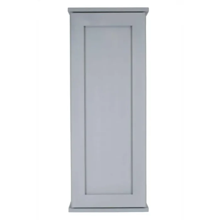Sarasota 15.5 in. W x 49.5 in. H x 4.25 D Primed Gray Wood Surface Mount Wall Cabinet