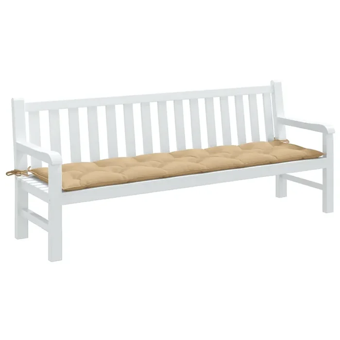 vidaXL Garden Bench Cushion Melange Beige 78.7×19.7×2.8 Fabric