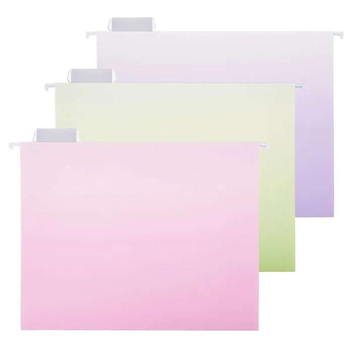 Y Yoma 6 Pack Decorative Hanging File Folders Letter Size Cute Hanging Folder Pretty File Folder Organizer For Filing Cabinet Of